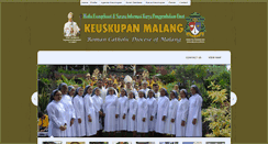Desktop Screenshot of keuskupan-malang.org
